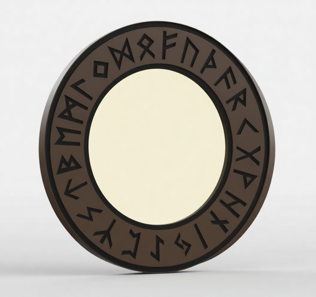 Norse Rune Shield free 3D printable STL