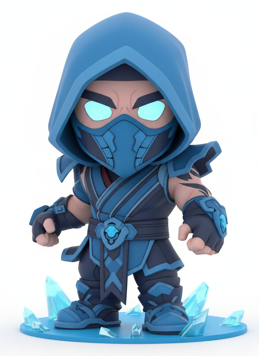 Sub-Zero Figurine free 3D printable STL