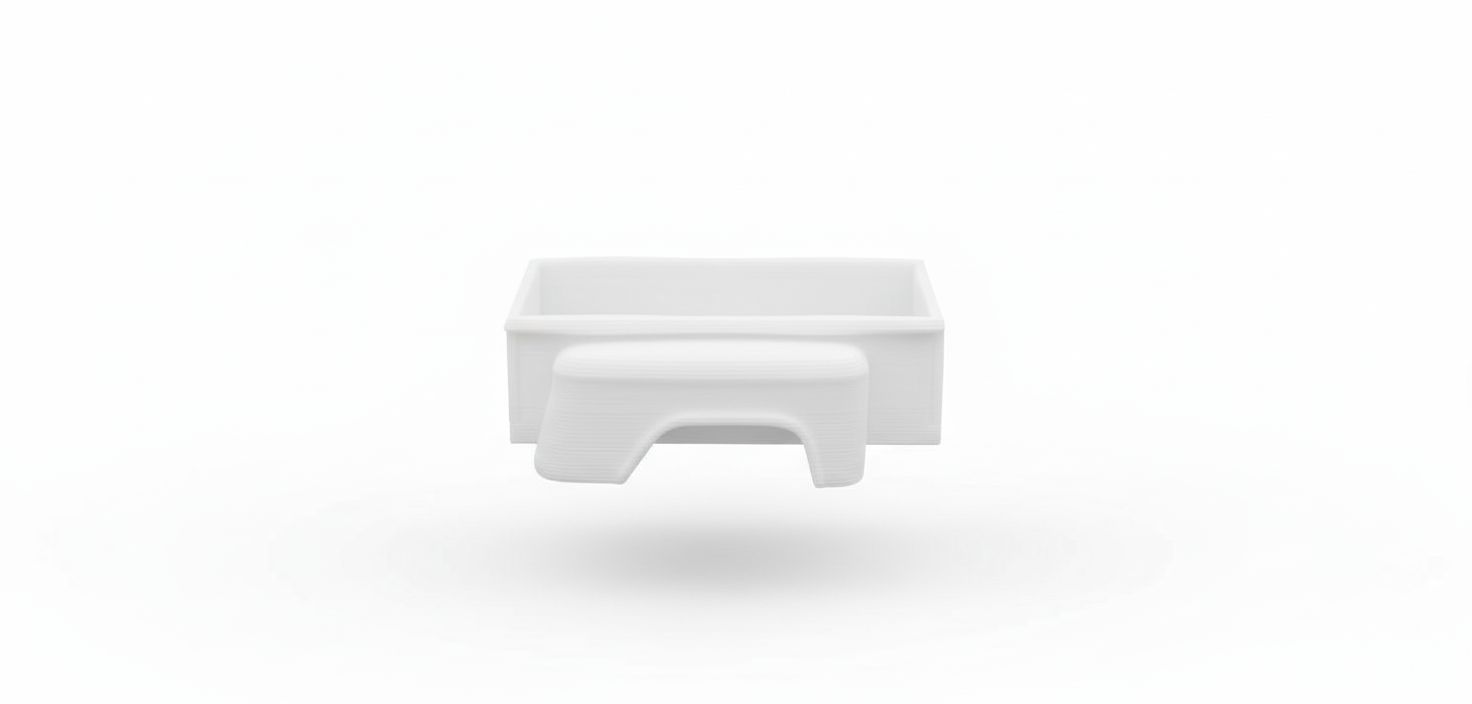Minimalist White Stool free 3D printable STL
