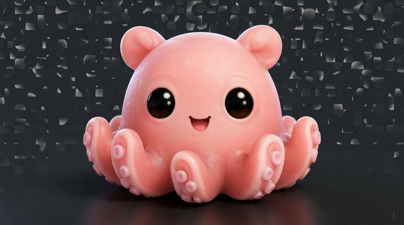Cute Octopus Figurine free 3D printable STL