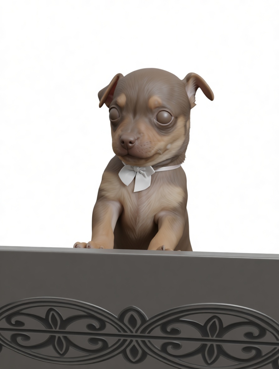 Chihuahua Puppy Figurine free 3D printable STL
