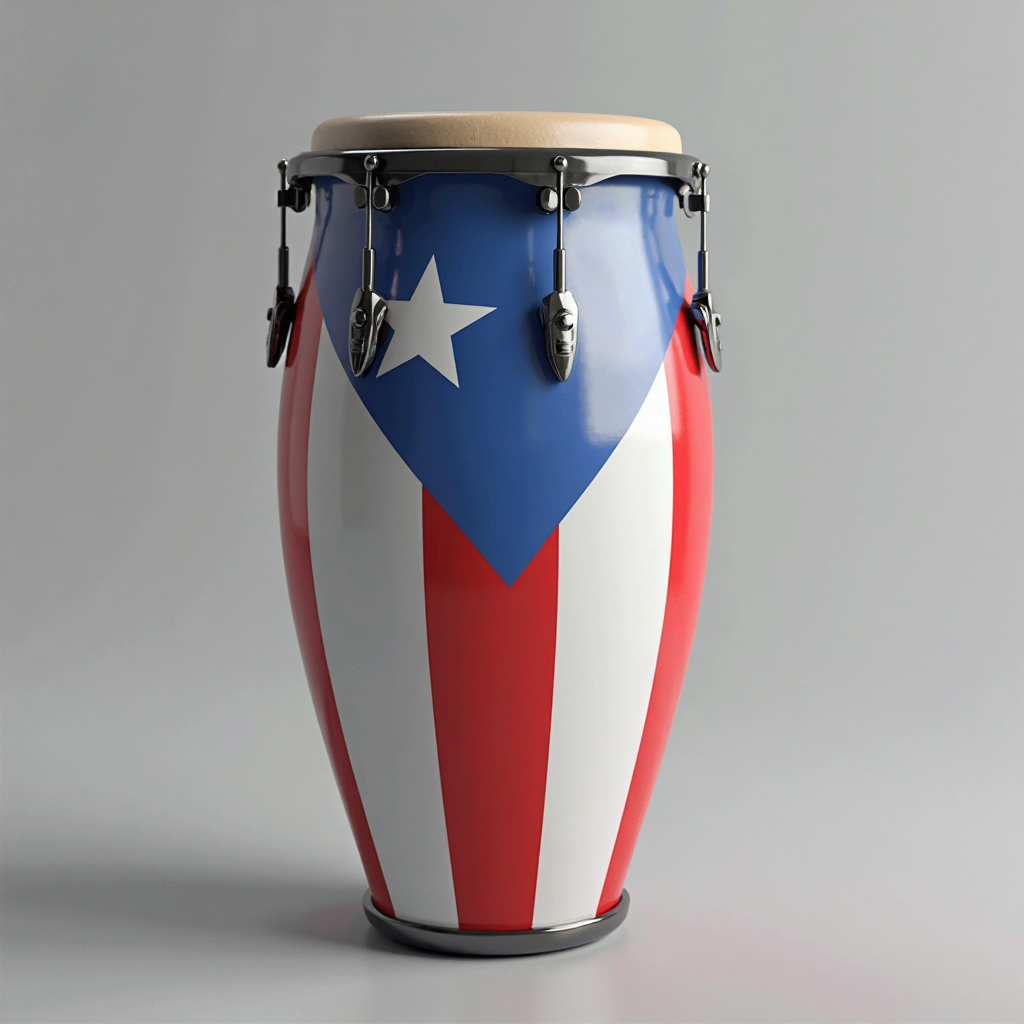 Puerto Rican Conga Drum free 3D printable STL