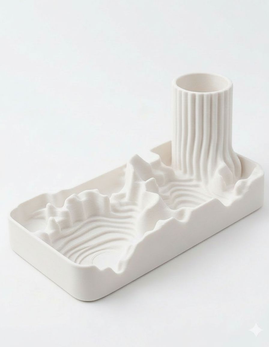 Iceland Volcano Landscape Model free 3D printable STL