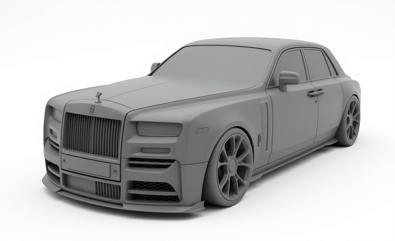 Rolls-Royce Phantom Model free 3D printable STL