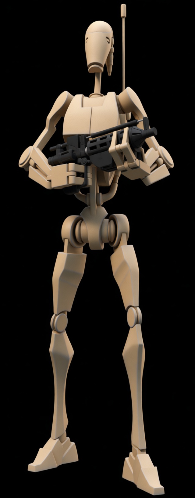 Star Wars B1 Battle Droid Figurine free 3D printable STL