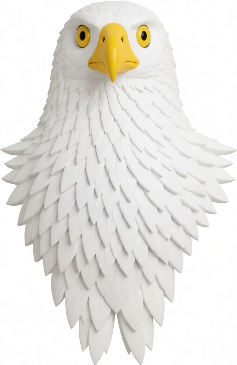 Bald Eagle Bust free 3D printable STL