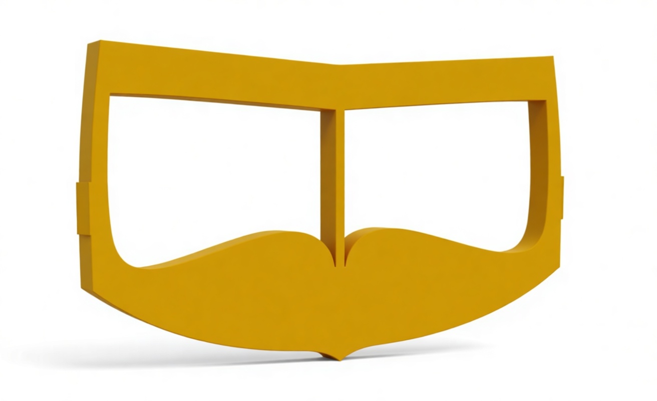 Wario Glasses Frame free 3D printable STL
