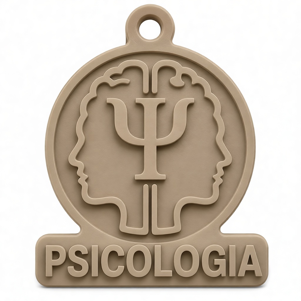 Psychology Symbol Pendant free 3D printable STL