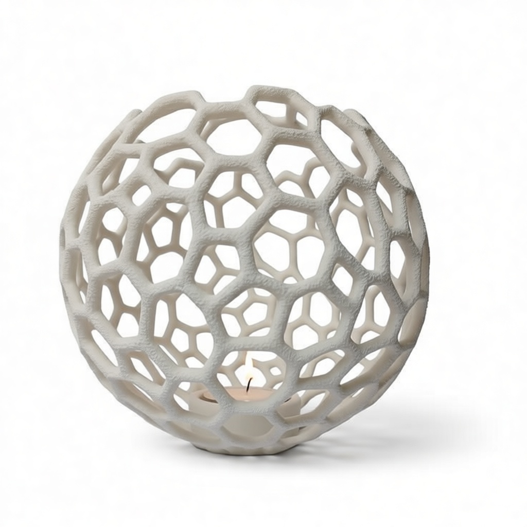 Geodesic Candle Holder free 3D printable STL