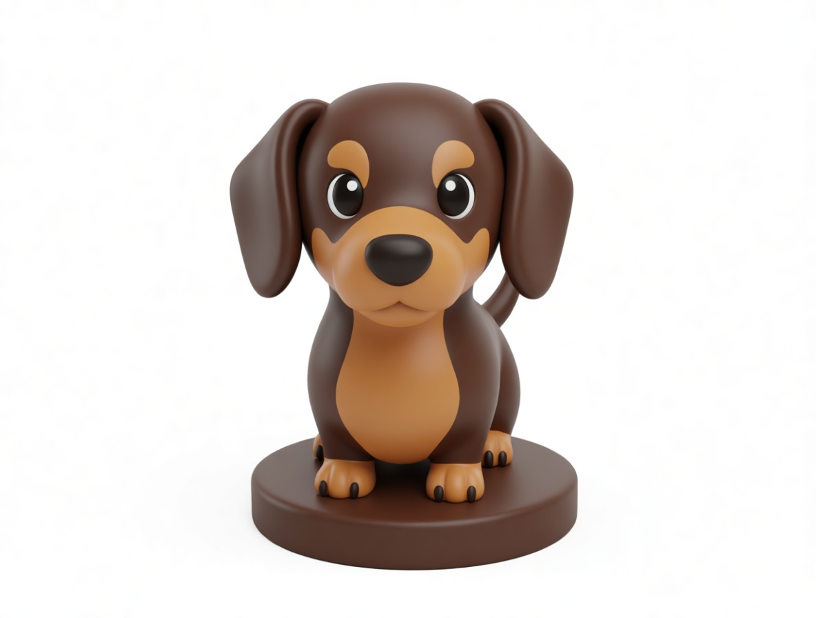Dachshund Dog Figurine free 3D printable STL