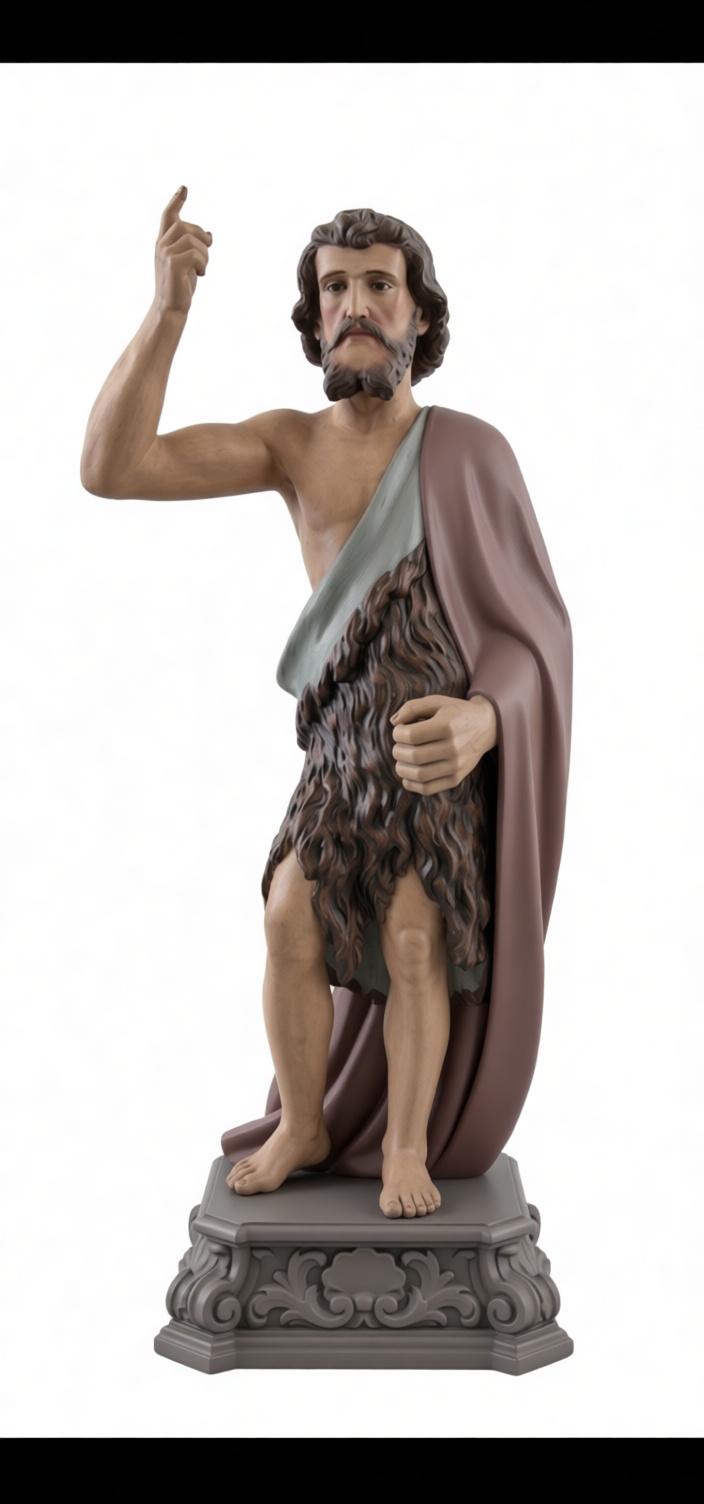 John the Baptist Statue free 3D printable STL