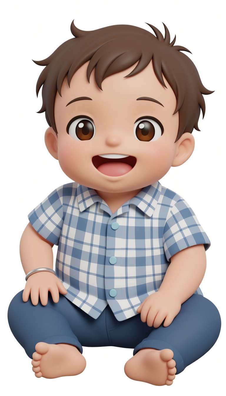 Cute Toddler Boy Figurine free 3D printable STL