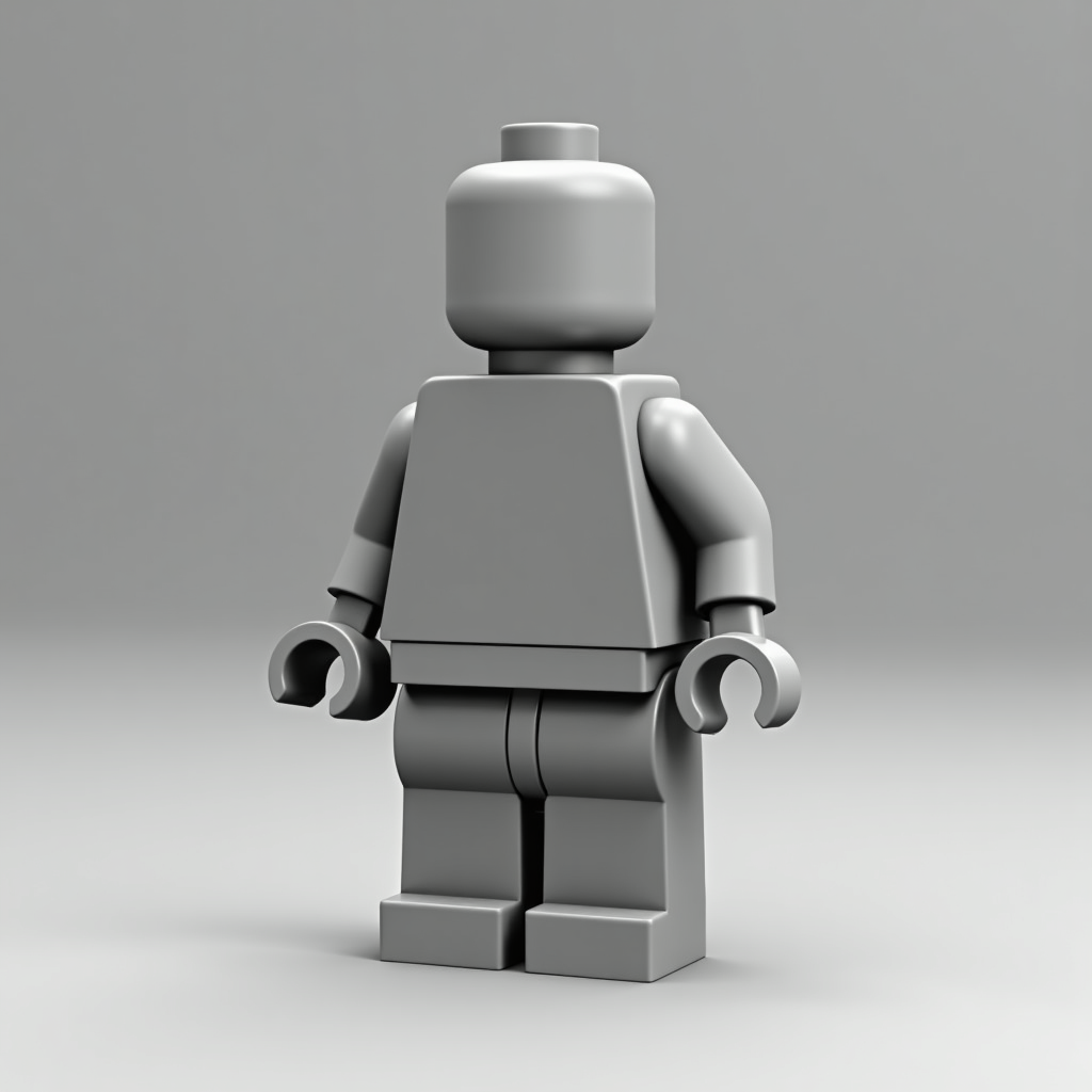 Lego Minifig Character Model free 3D printable STL