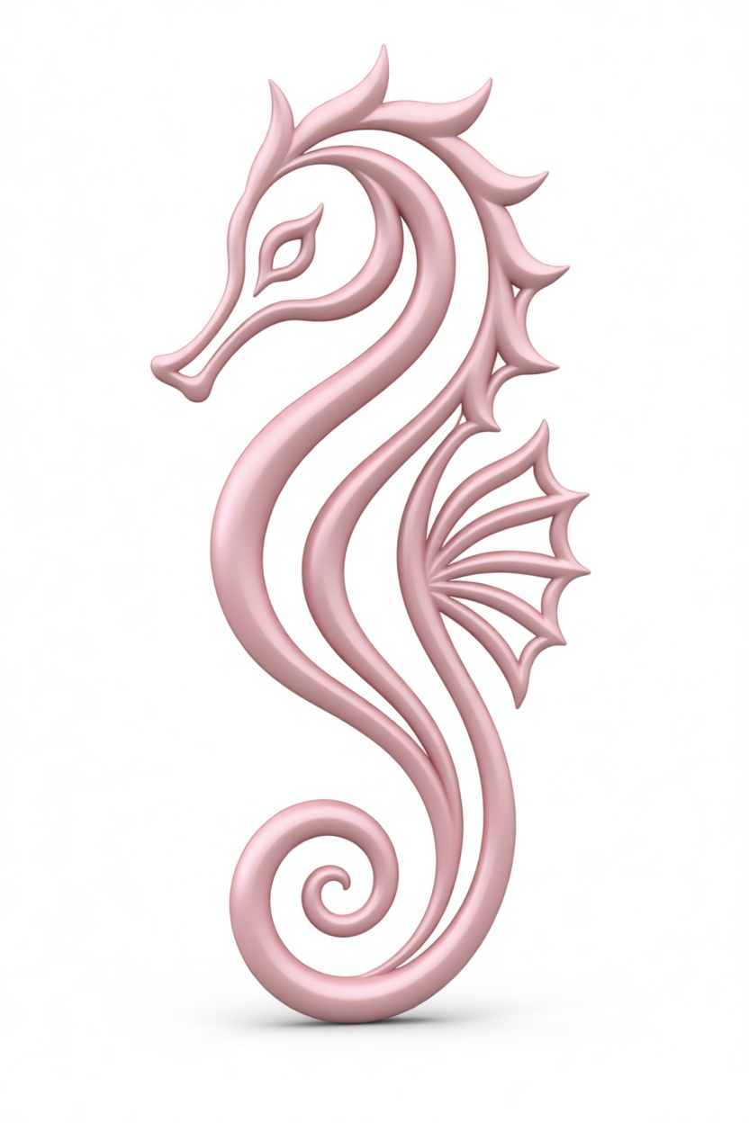 Seahorse Wall Art free 3D printable STL