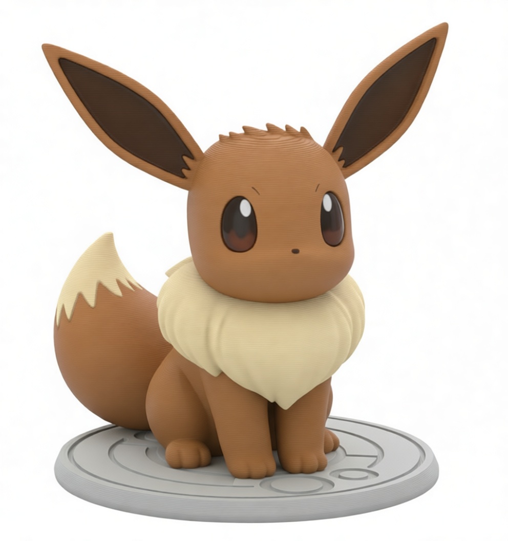 Eevee Figurine free 3D printable STL