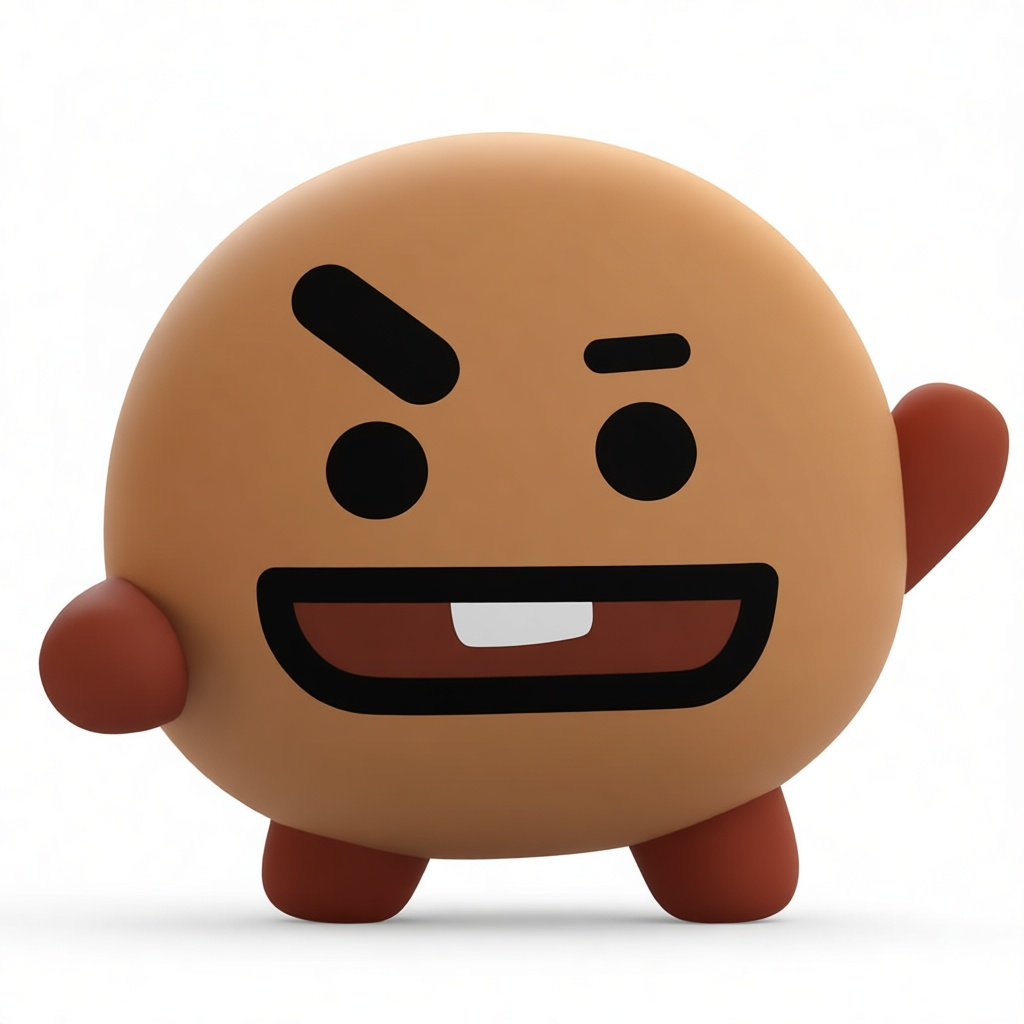 Shooky BT21 Figurine free 3D printable STL