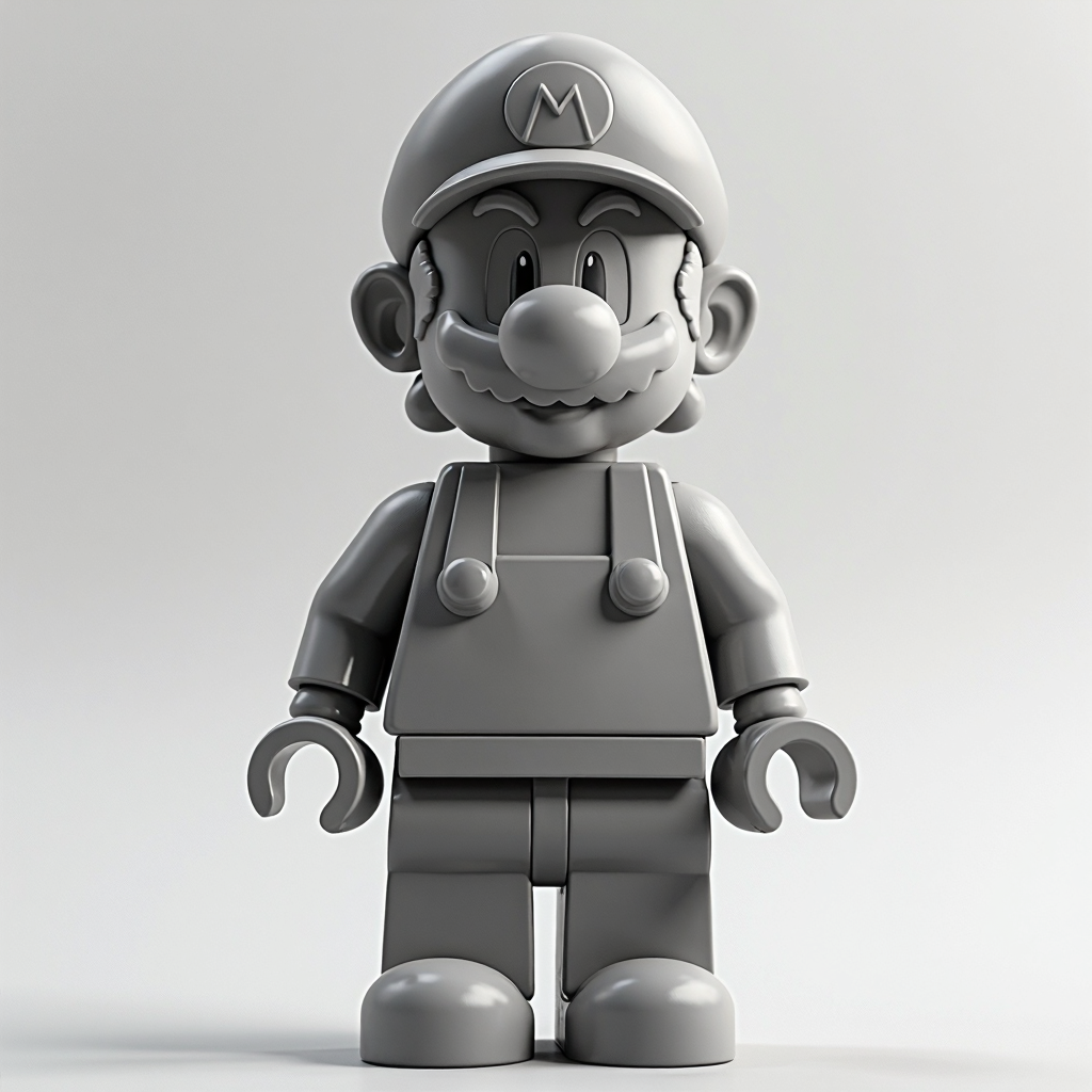 Super Mario Lego Head free 3D printable STL