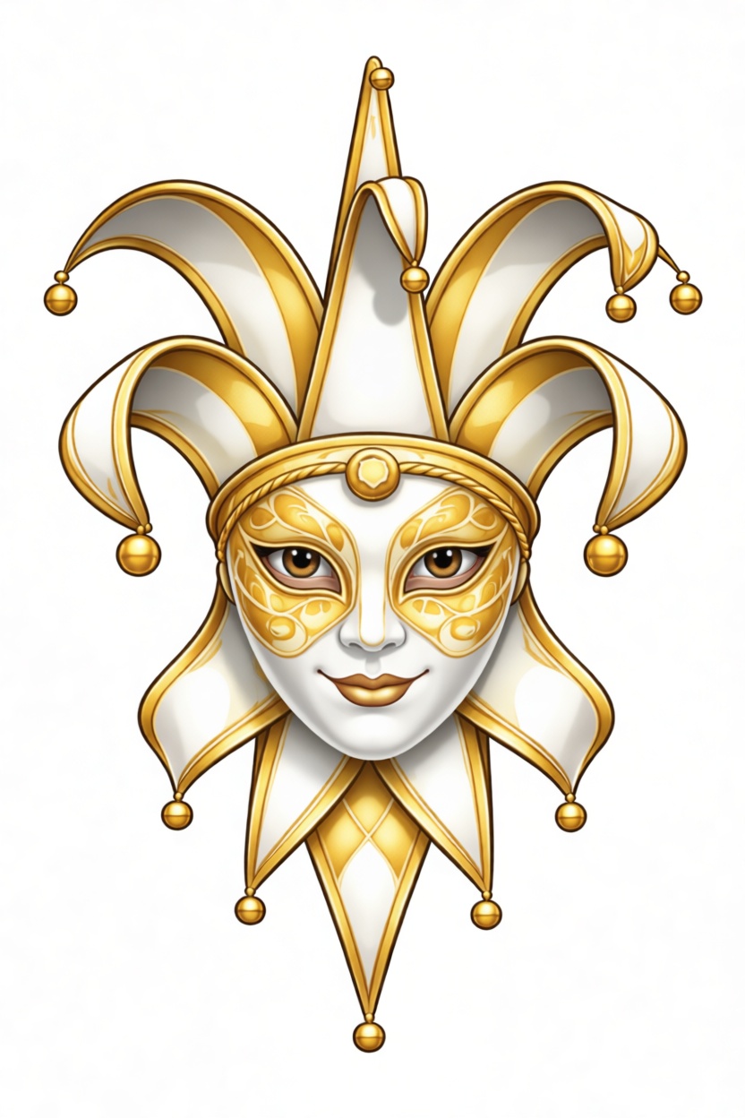 Venetian Jester Mask free 3D printable STL