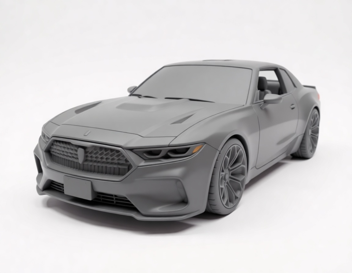 Ford Mustang GT Model free 3D printable STL