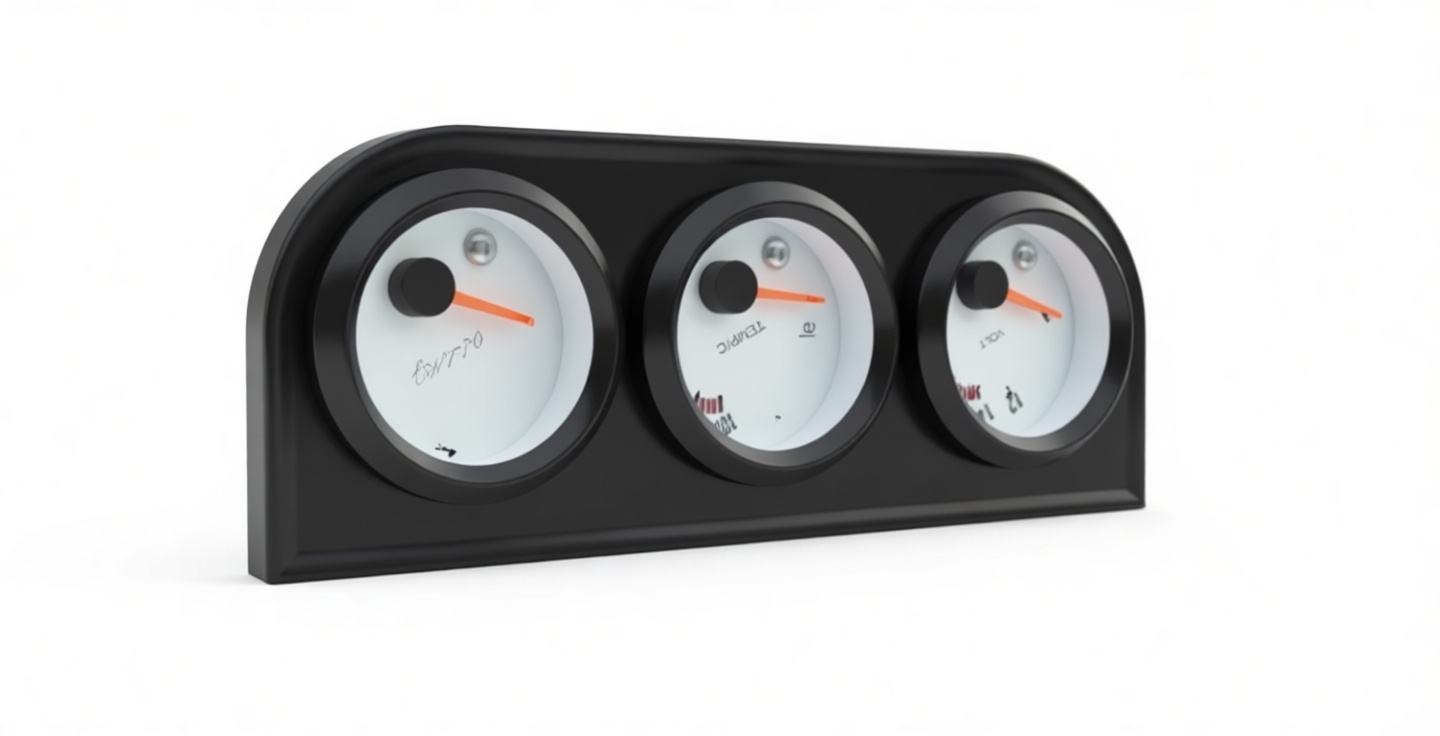 Triple Gauge Cluster Model free 3D printable STL