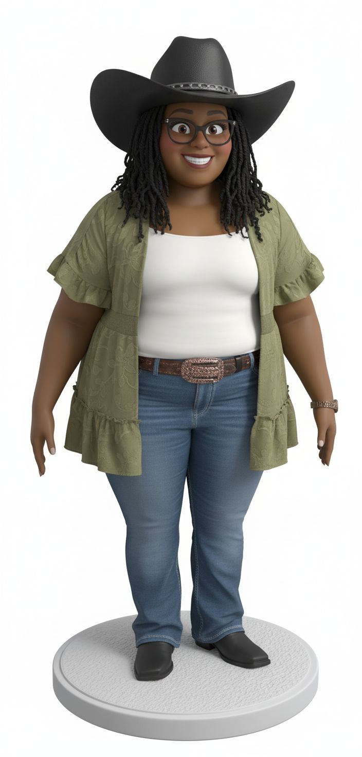 Smiling Woman Figurine free 3D printable STL