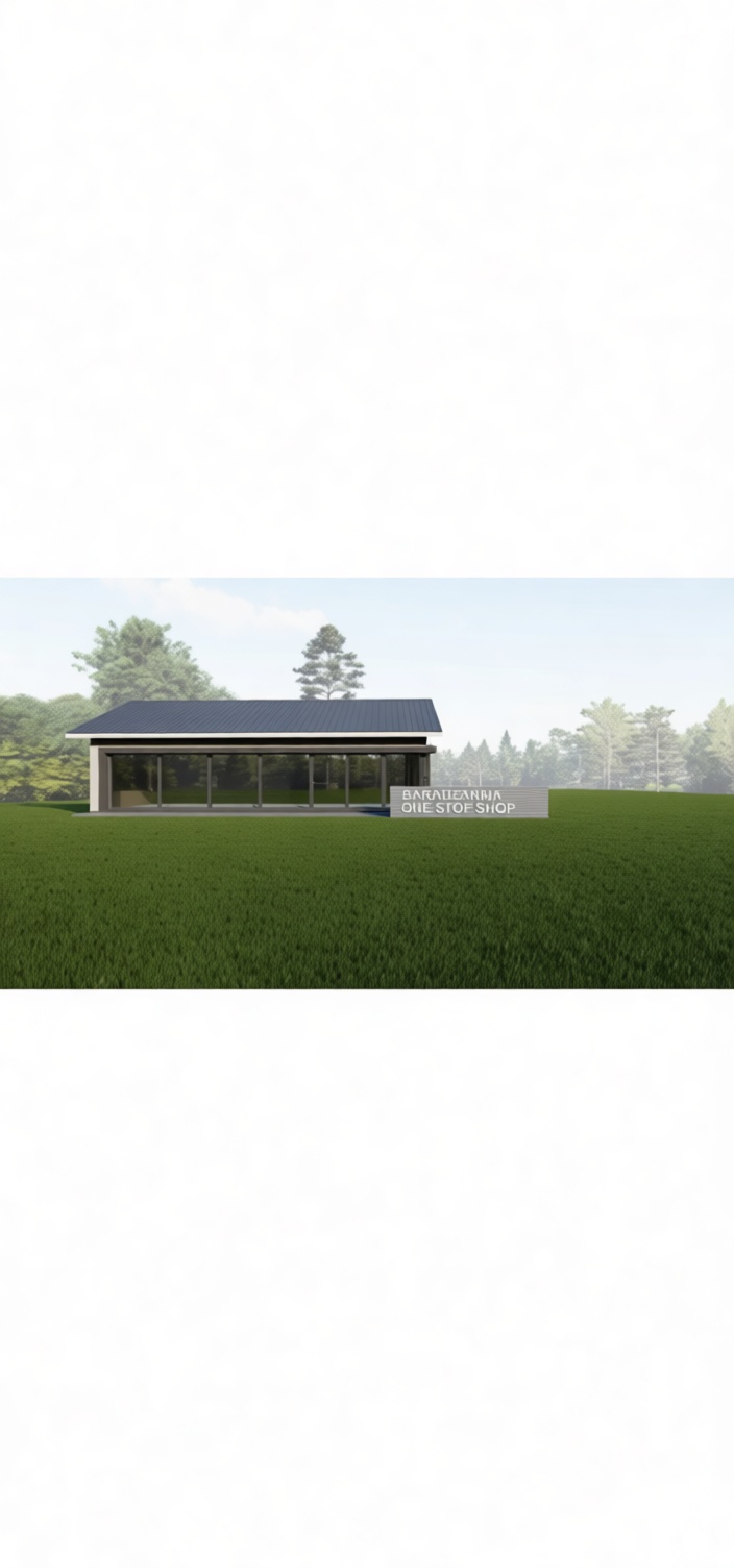 Modern Glass Storefront Model free 3D printable STL