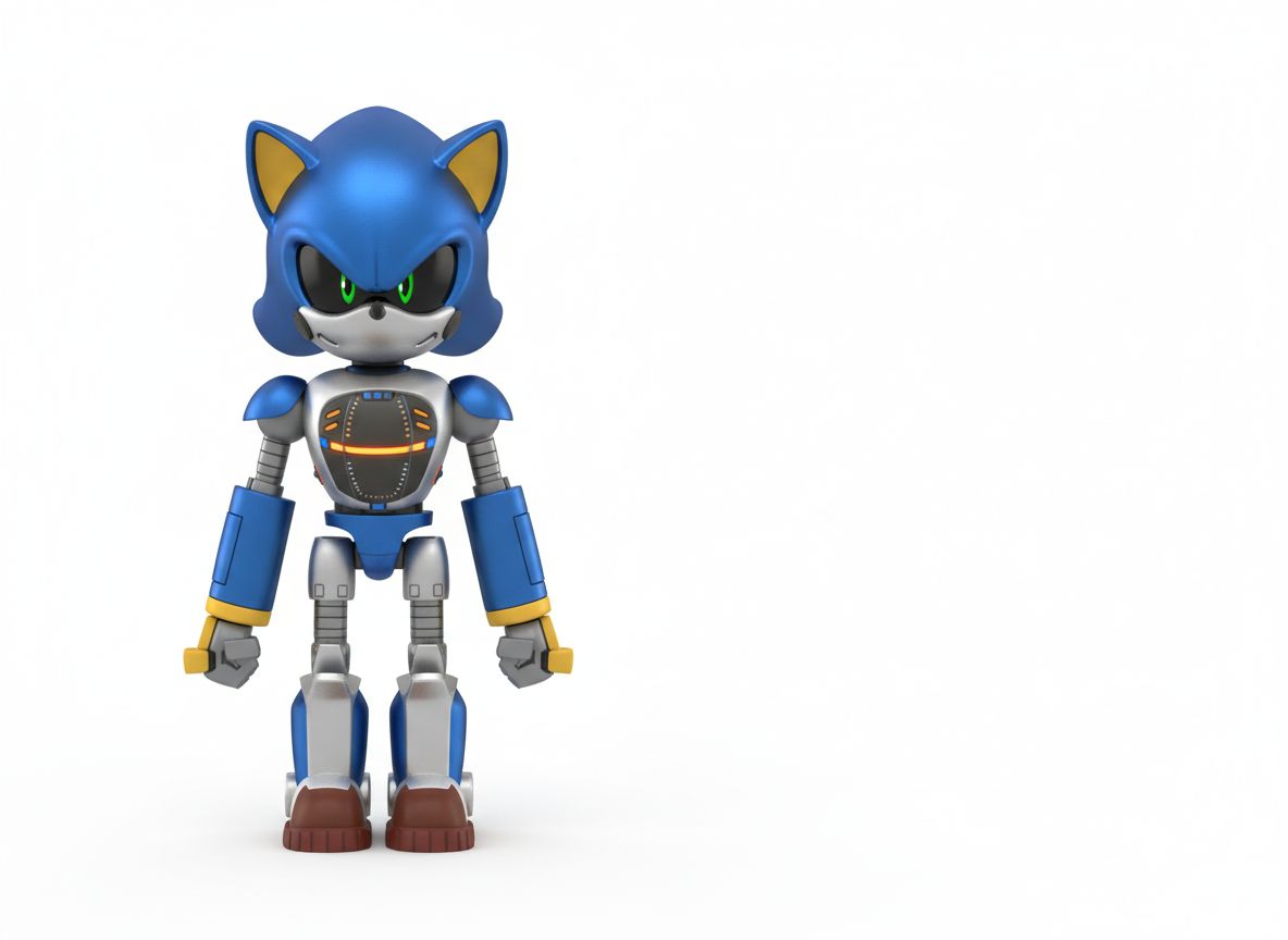 Futuristic Robot Character free 3D printable STL