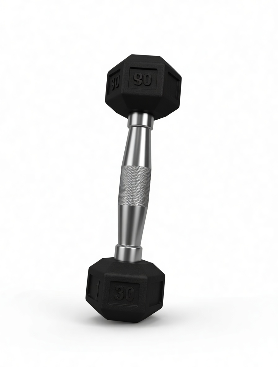 Hex Dumbbell Model free 3D printable STL