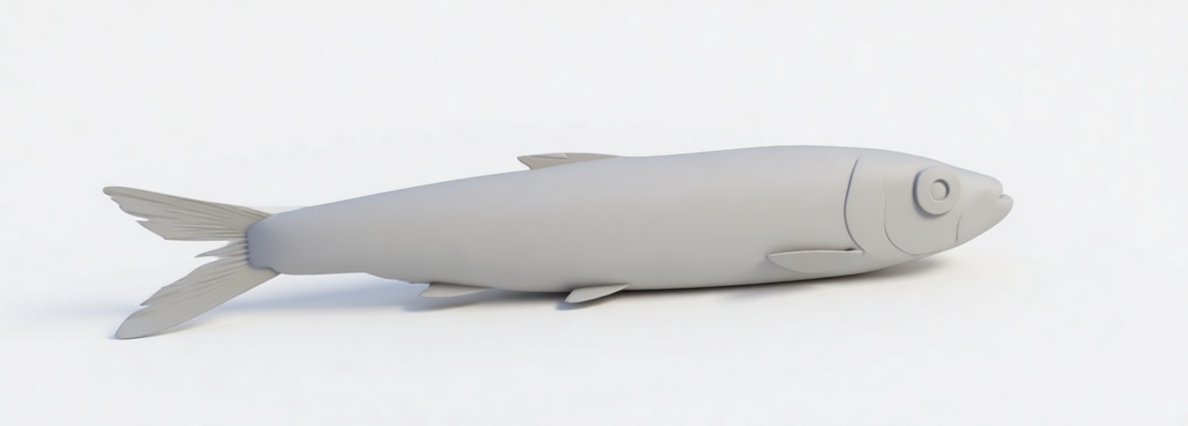 Sardine Fish Model free 3D printable STL