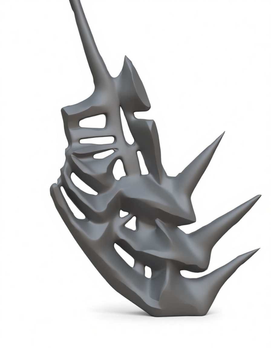 Triceratops Jawbone Model free 3D printable STL