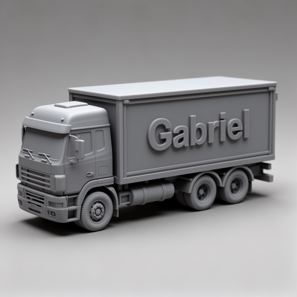 Gabriel Truck Model free 3D printable STL