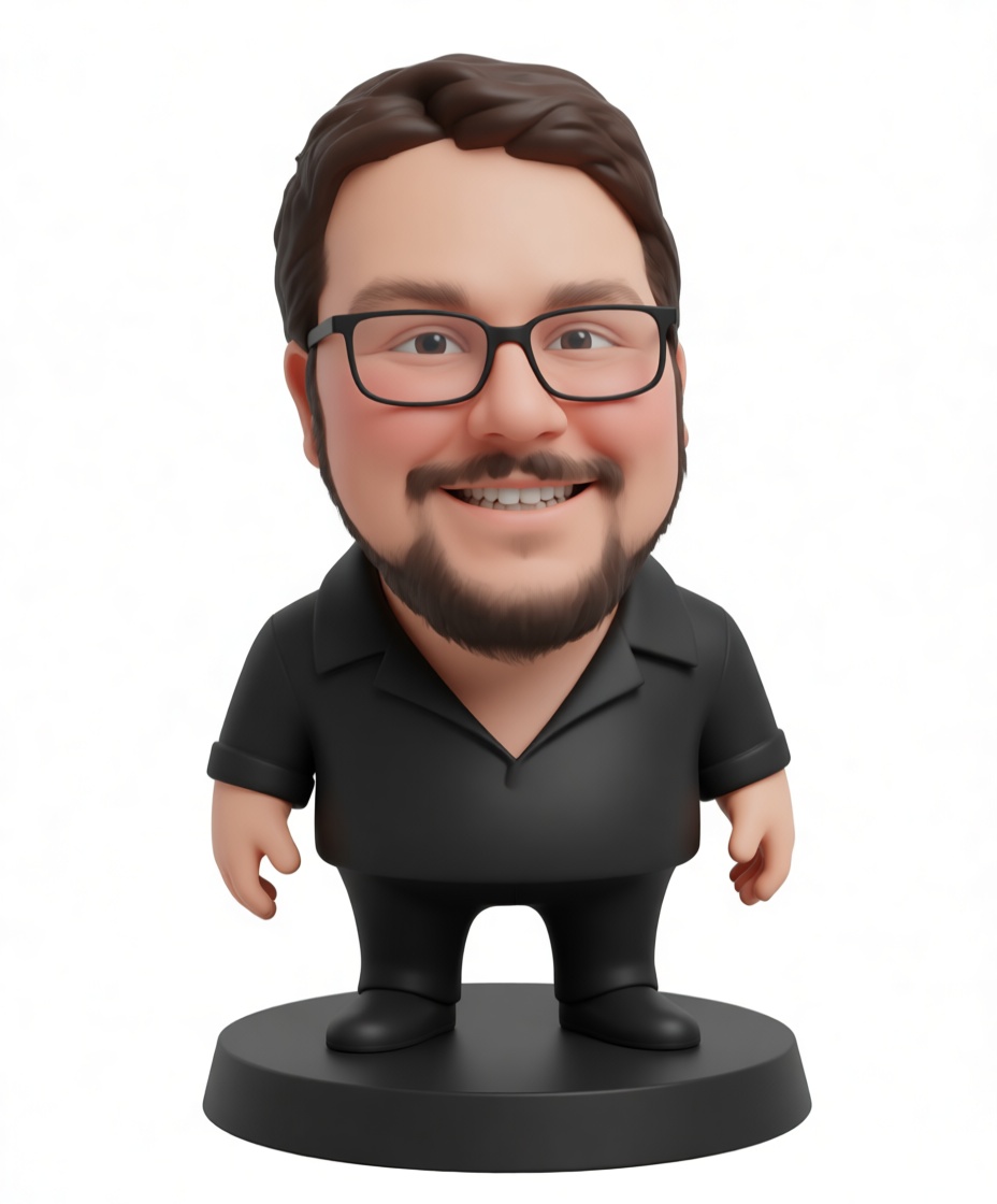 Smiling Man Bobblehead free 3D printable STL