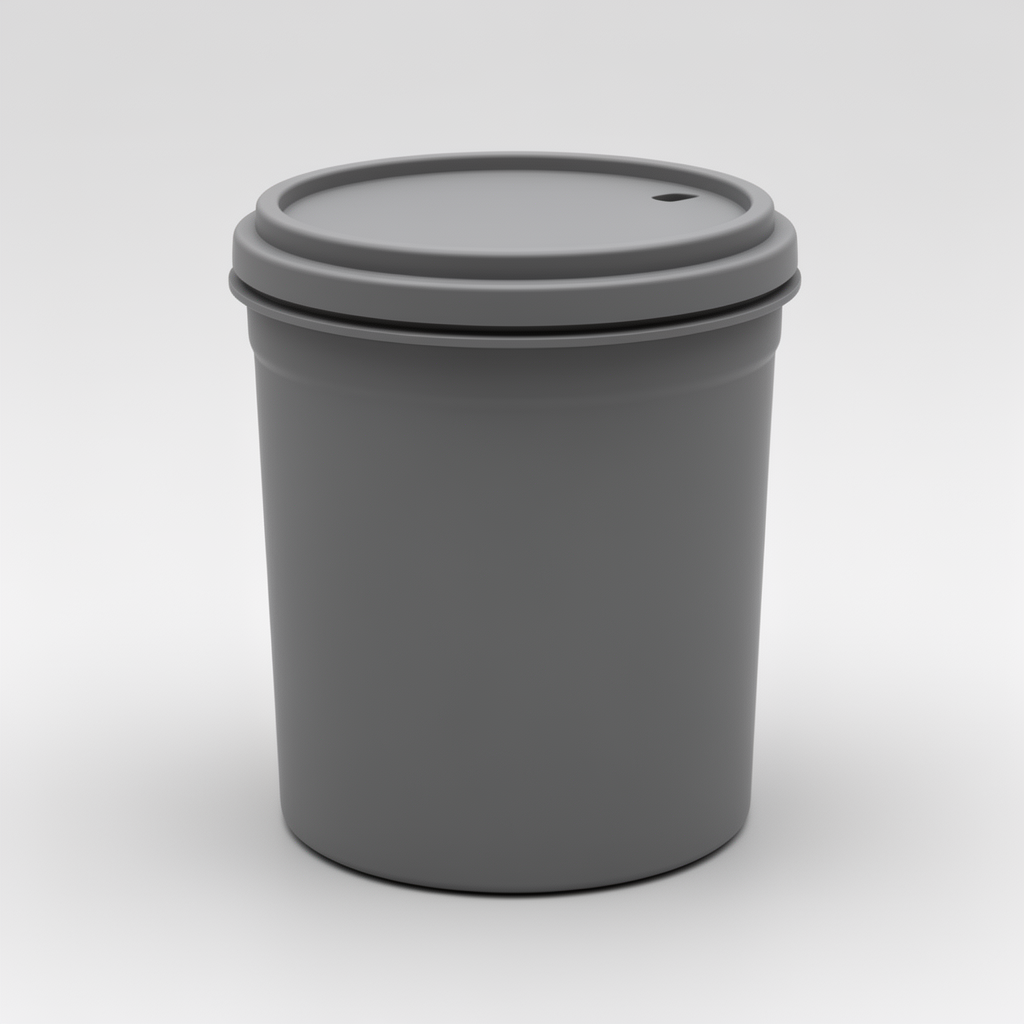 Lidded Container Model free 3D printable STL