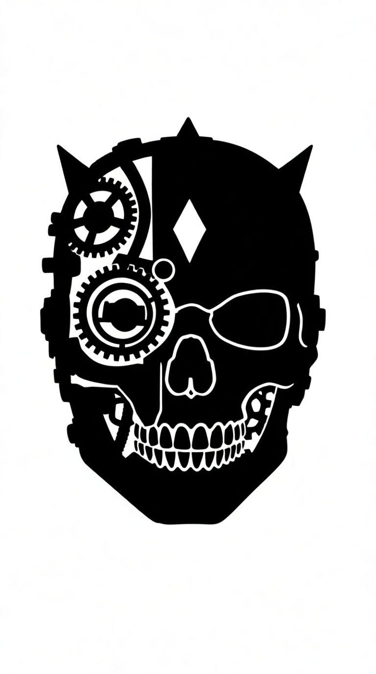 Steampunk Skull Mask free 3D printable STL
