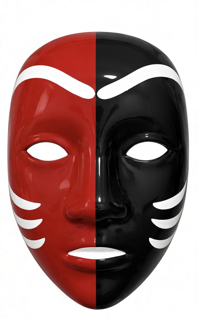 Dual Tone Tribal Mask free 3D printable STL