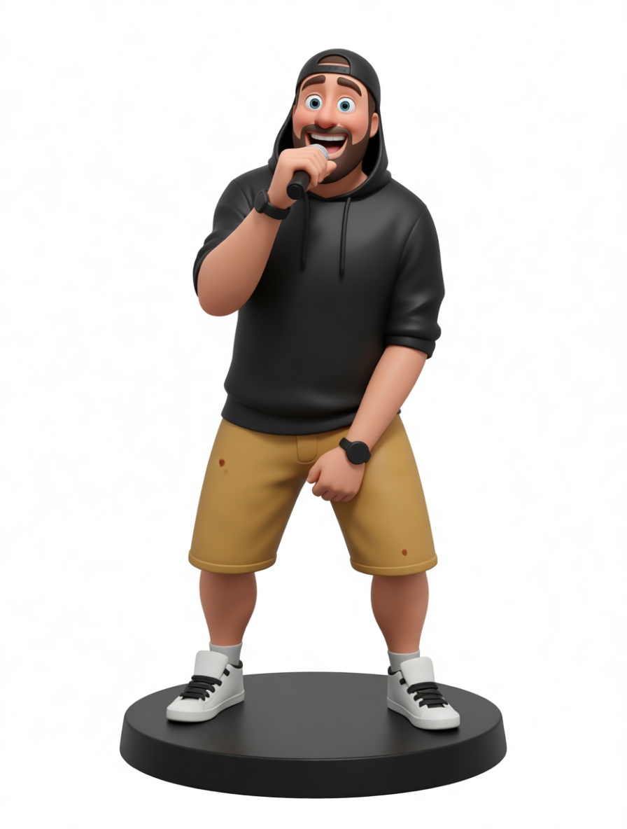 Casual Rapper Figurine free 3D printable STL