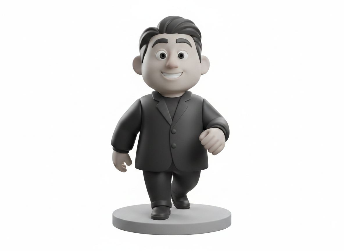 Walking Businessman Figurine free 3D printable STL
