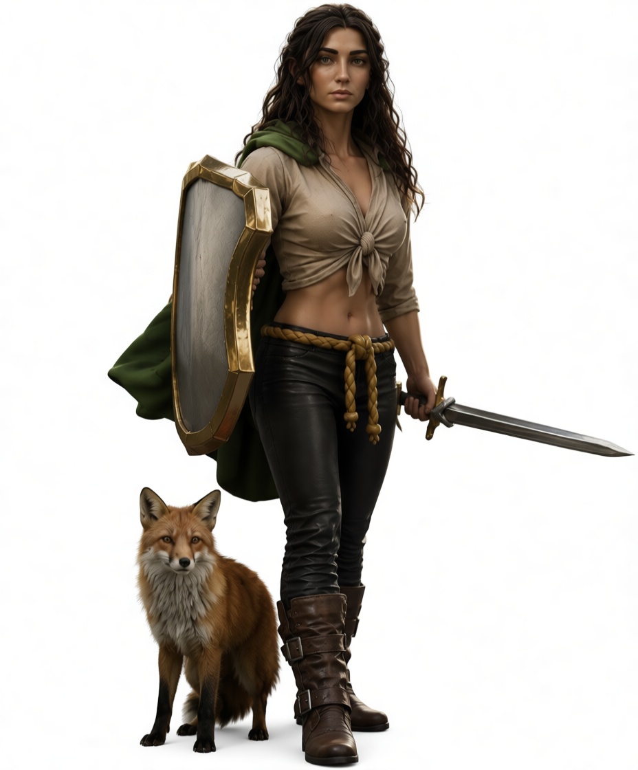 Warrior Woman Figurine free 3D printable STL