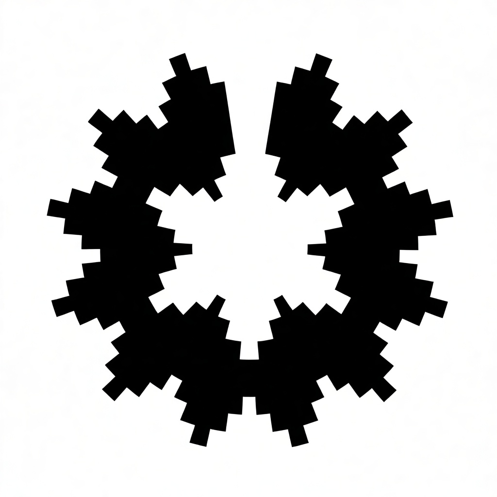 Fractal Gear Model free 3D printable STL