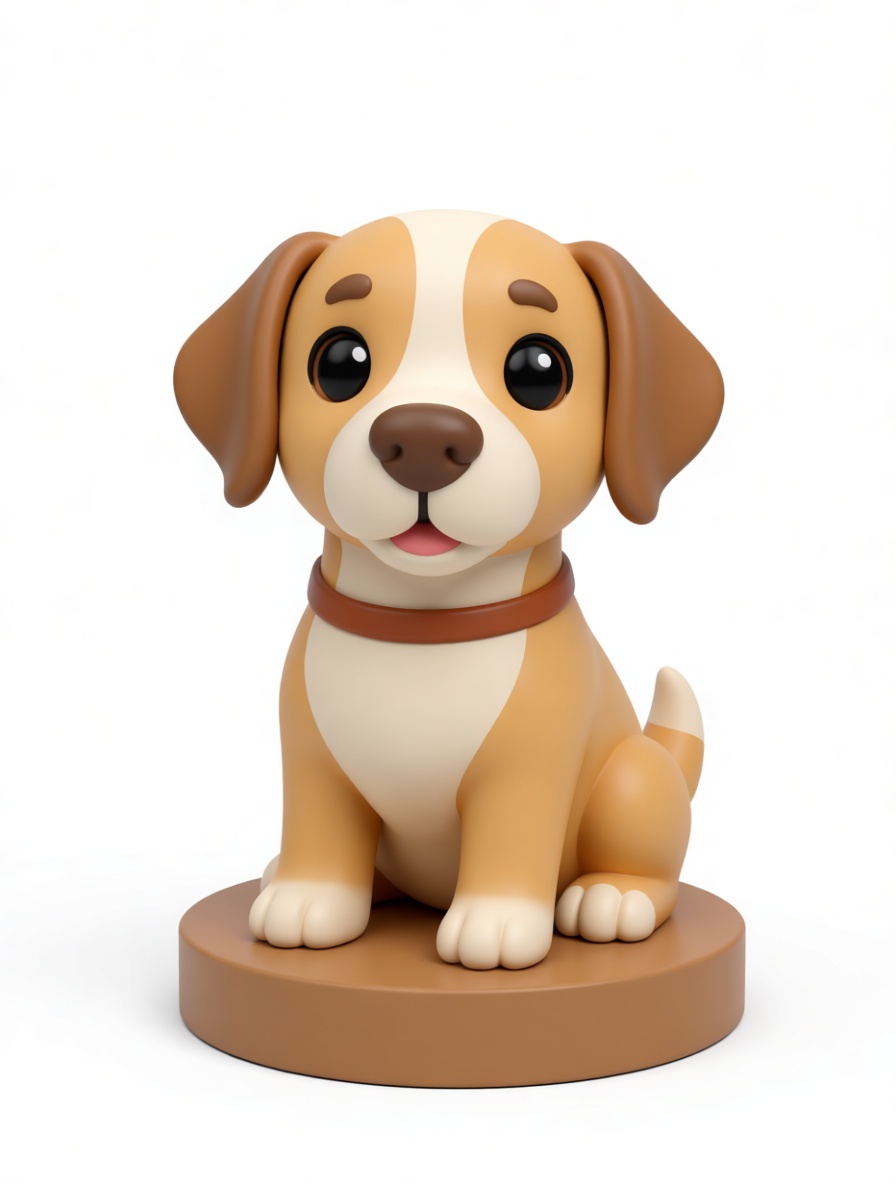 Beagle Puppy Figurine free 3D printable STL