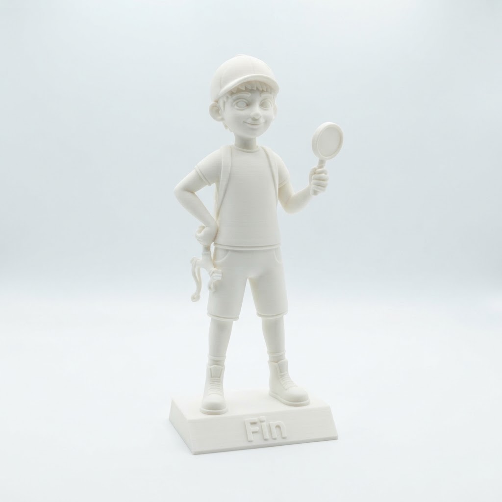 Fin Detective Figurine free 3D printable STL