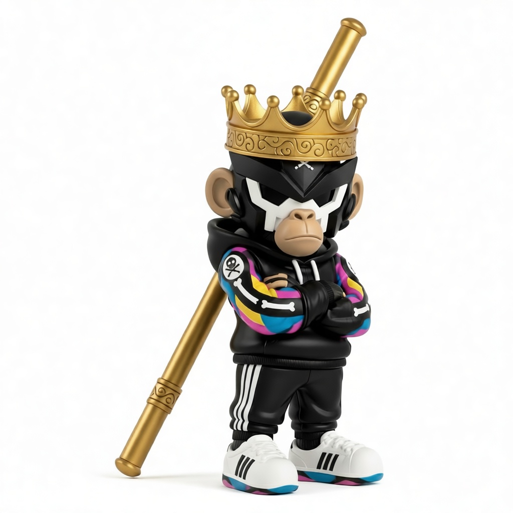 Street Style Gorilla Figurine free 3D printable STL