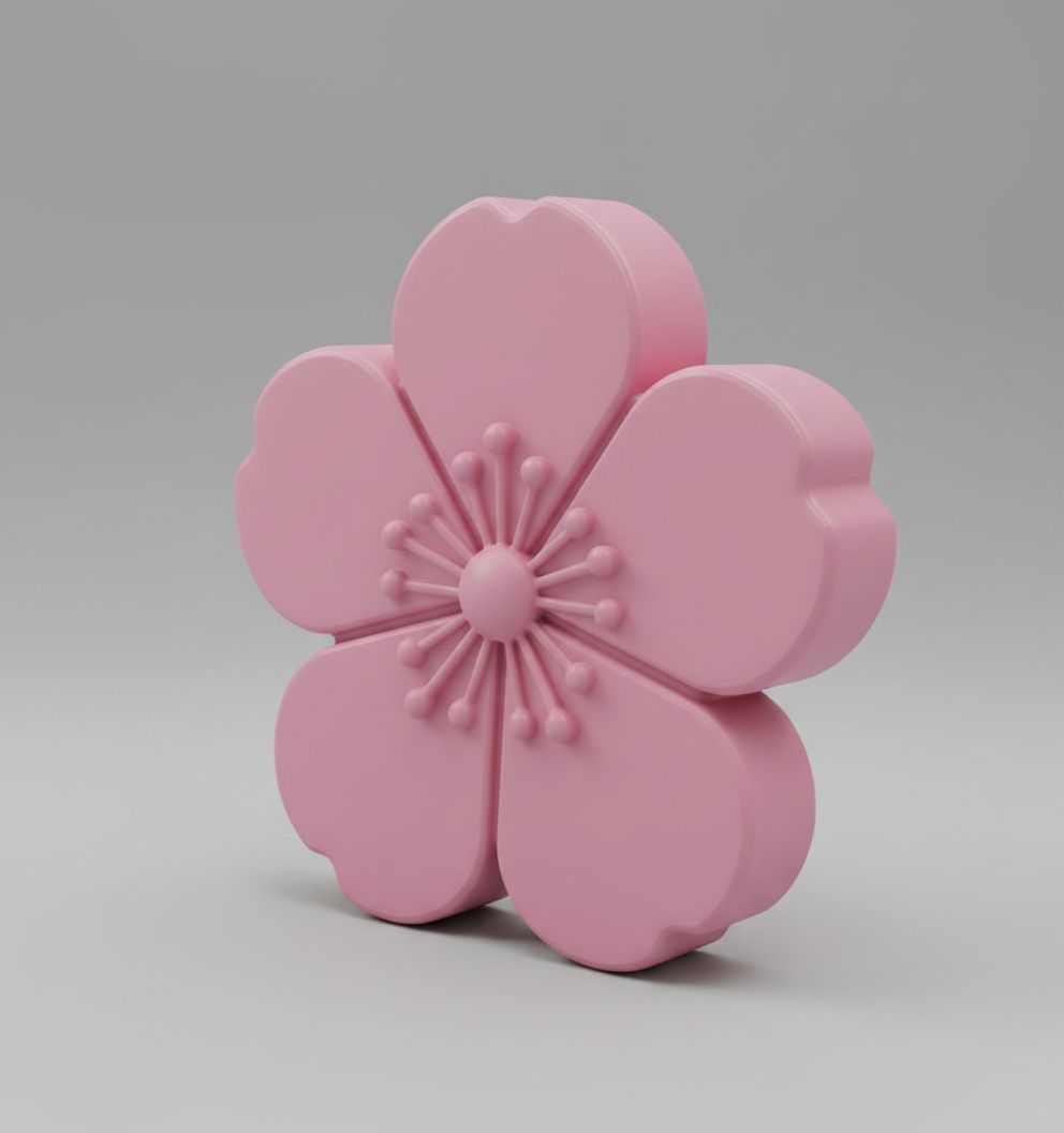 Sakura Flower Model free 3D printable STL