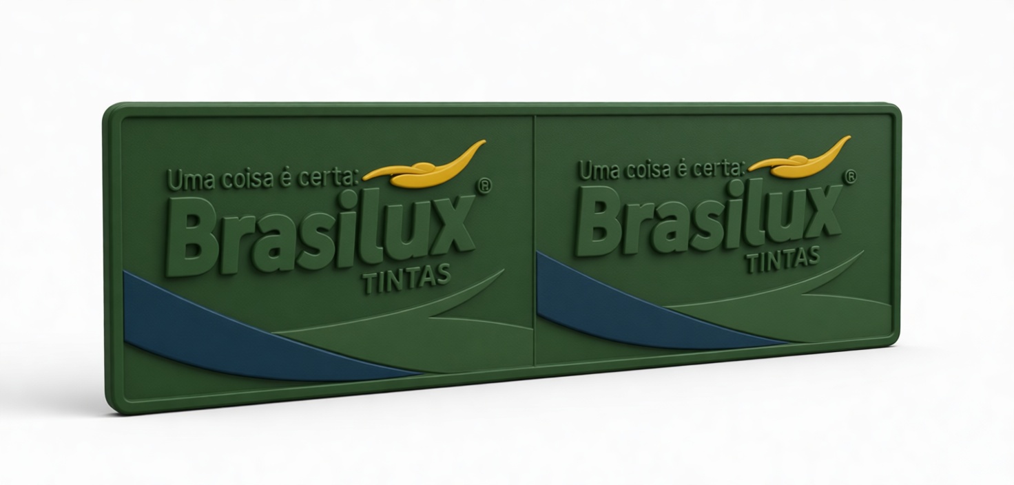 Brasilux Logo Plaque free 3D printable STL