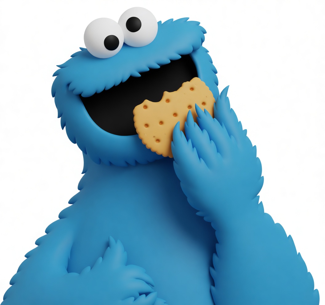 Cookie Monster Figurine free 3D printable STL