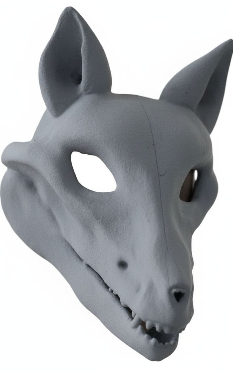 Anthropomorphic Fox Mask free 3D printable STL