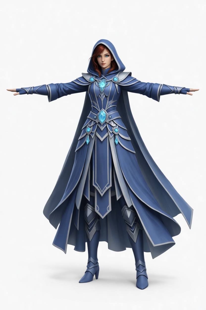 Female Sorceress Figurine free 3D printable STL