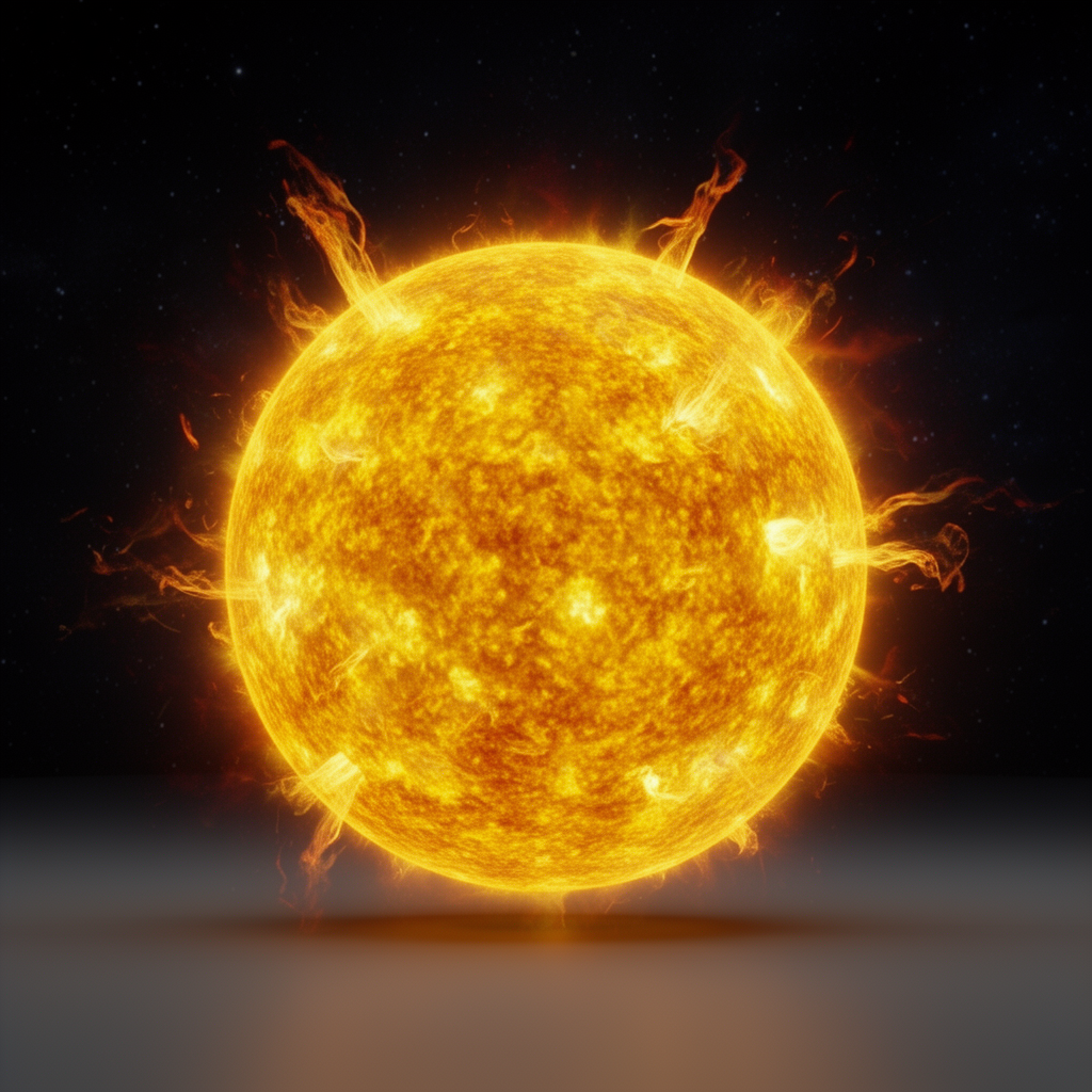 Sun Solar Sphere Model free 3D printable STL