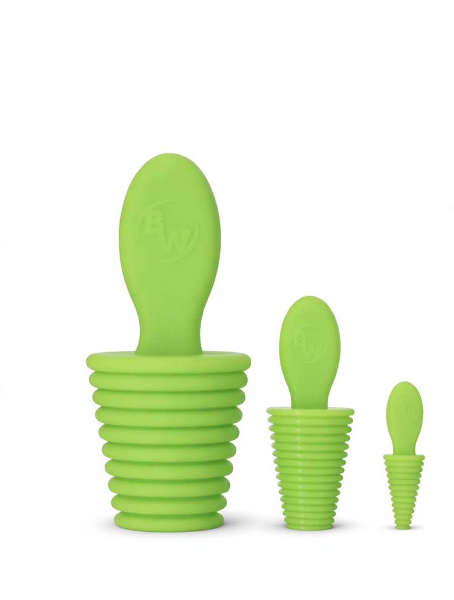 Green Bottle Stopper Set free 3D printable STL