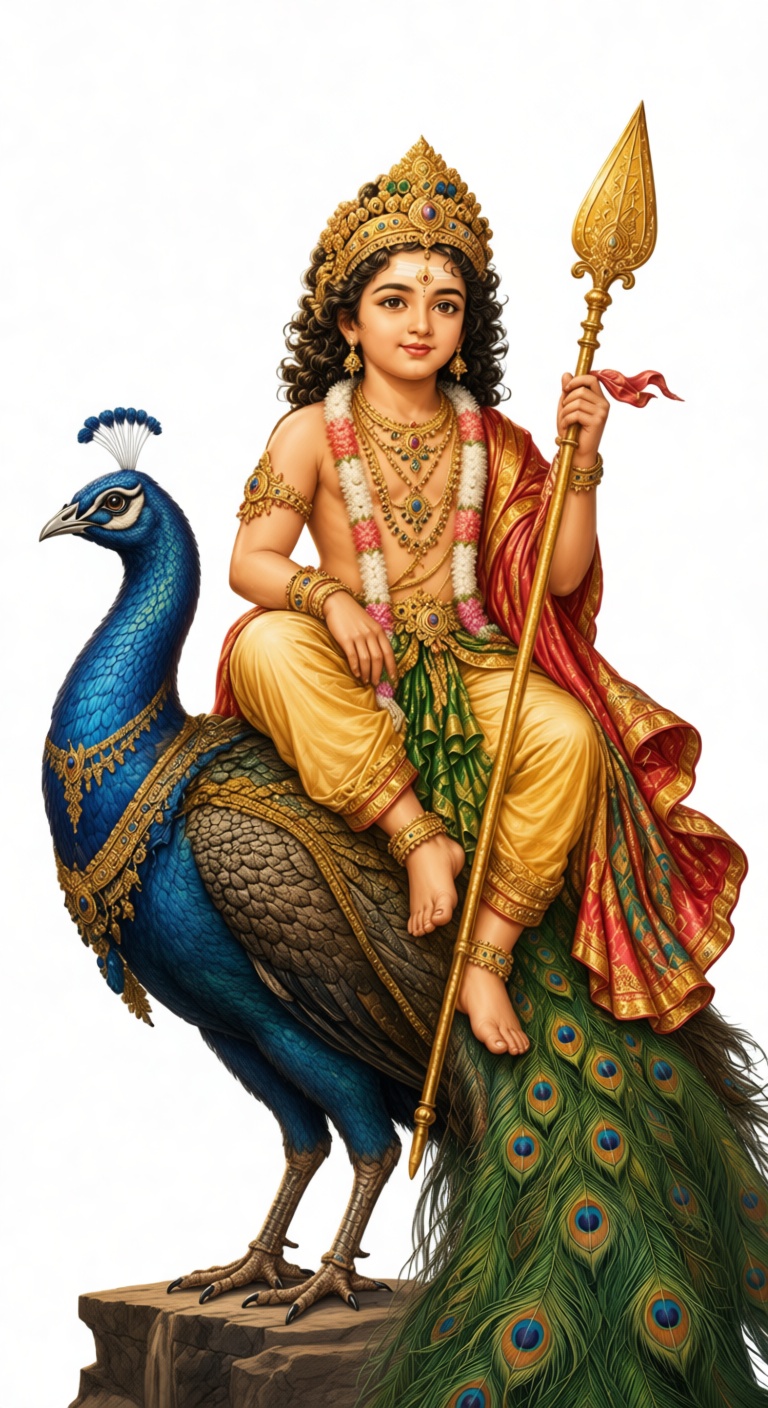 Kartikeya Statue free 3D printable STL